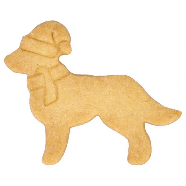 Ausstechform - Weihnachts- Retriever, 9 cm