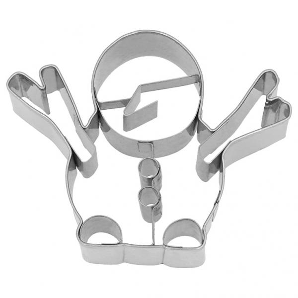 Schneemann - Edelstahl, mit Innenprägung - 7,5 cm