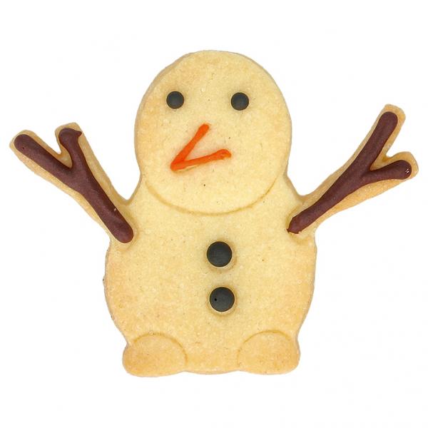 Schneemann - Edelstahl, mit Innenprägung - 7,5 cm