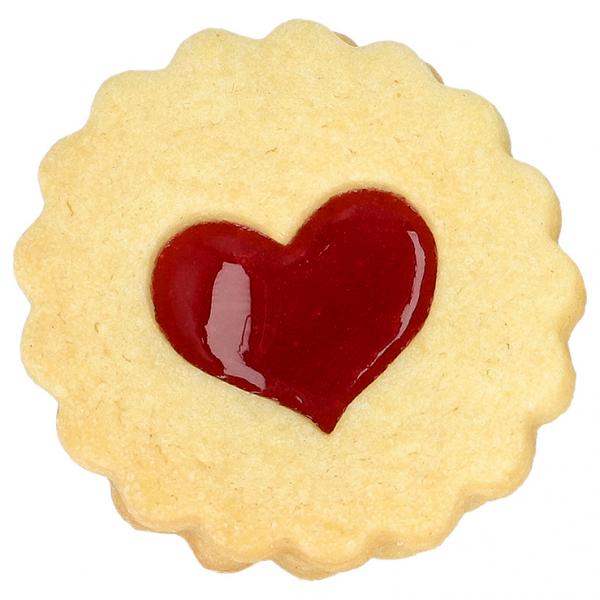 Linzer -  Herz -  5 cm - Edelstahl