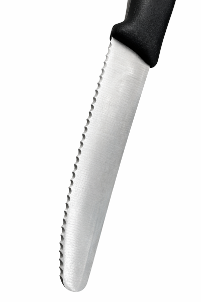 Solingger Besteckmesser schwarz mit Welle