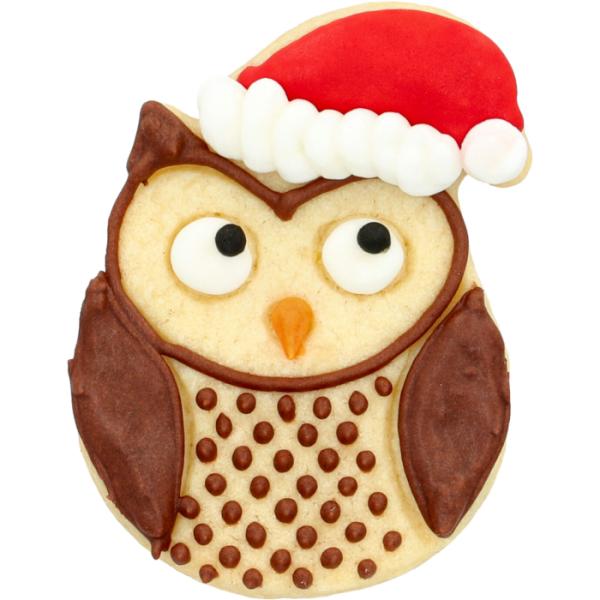 Ausstechform Weihnachtseule 6,5 cm