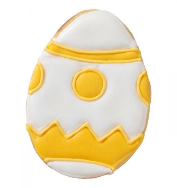 Ei, aus Edelstahl - 8 cm - mit Innenprägung