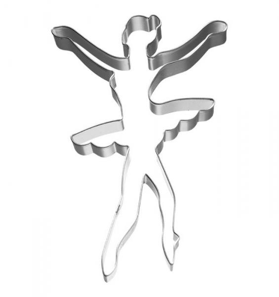 Plätzchen - Ausstechform - Ballerina - Edelstahl, 11 cm