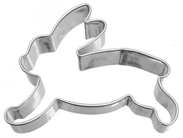 Ausstechform - Hasen - Edelstahl, 6,5 cm